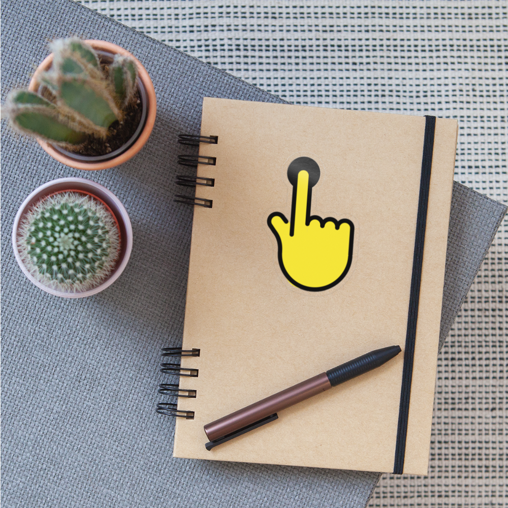 Hold Moji Sticker - Emoji.Express - transparent glossy