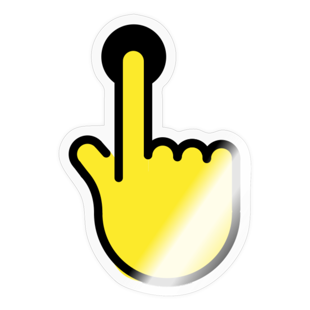 Hold Moji Sticker - Emoji.Express - transparent glossy