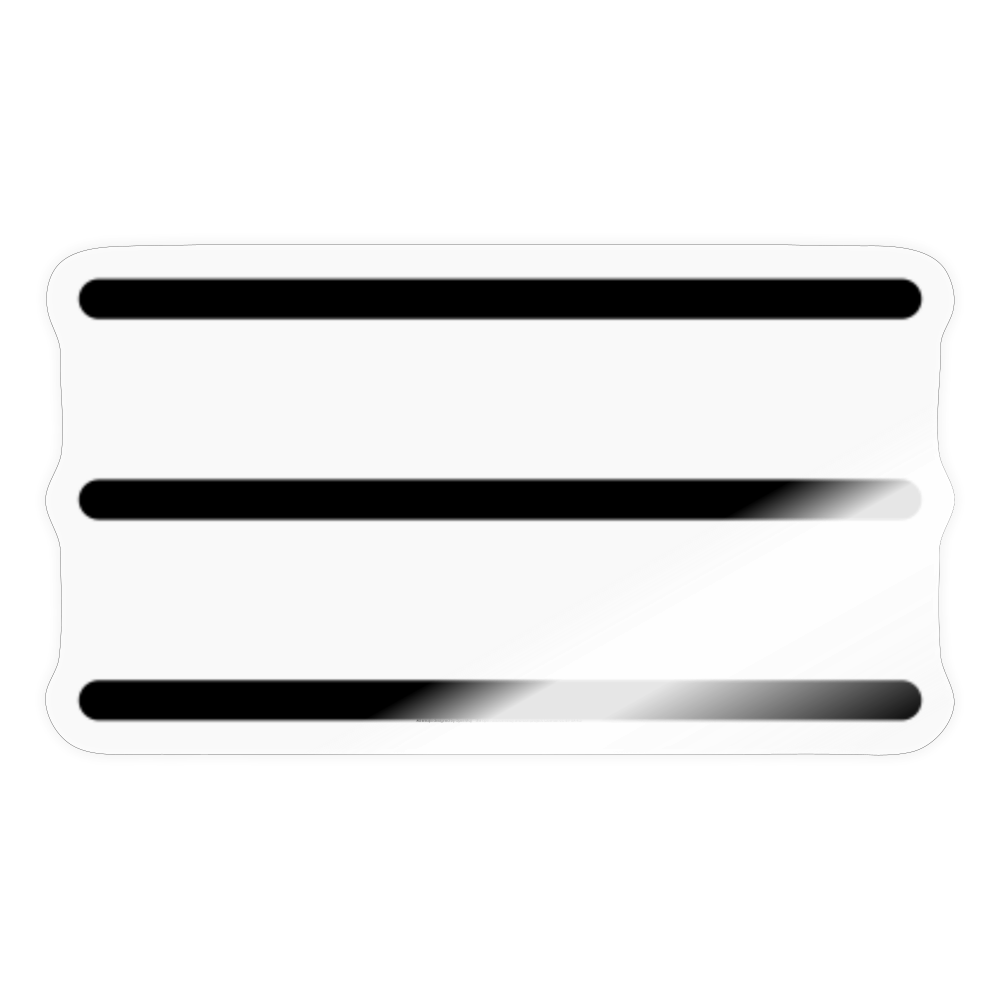 Hamburger Menu Moji Sticker - Emoji.Express - transparent glossy