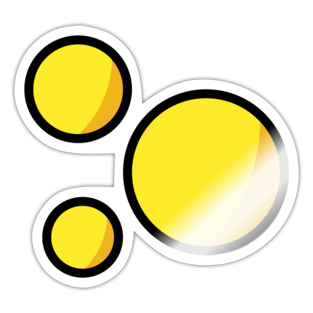 Intricate Moji Sticker - Emoji.Express - white glossy