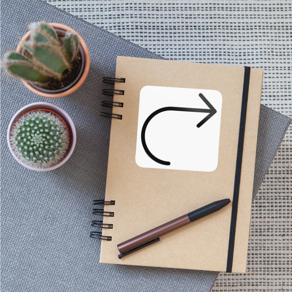Forward Moji Sticker - Emoji.Express - white glossy