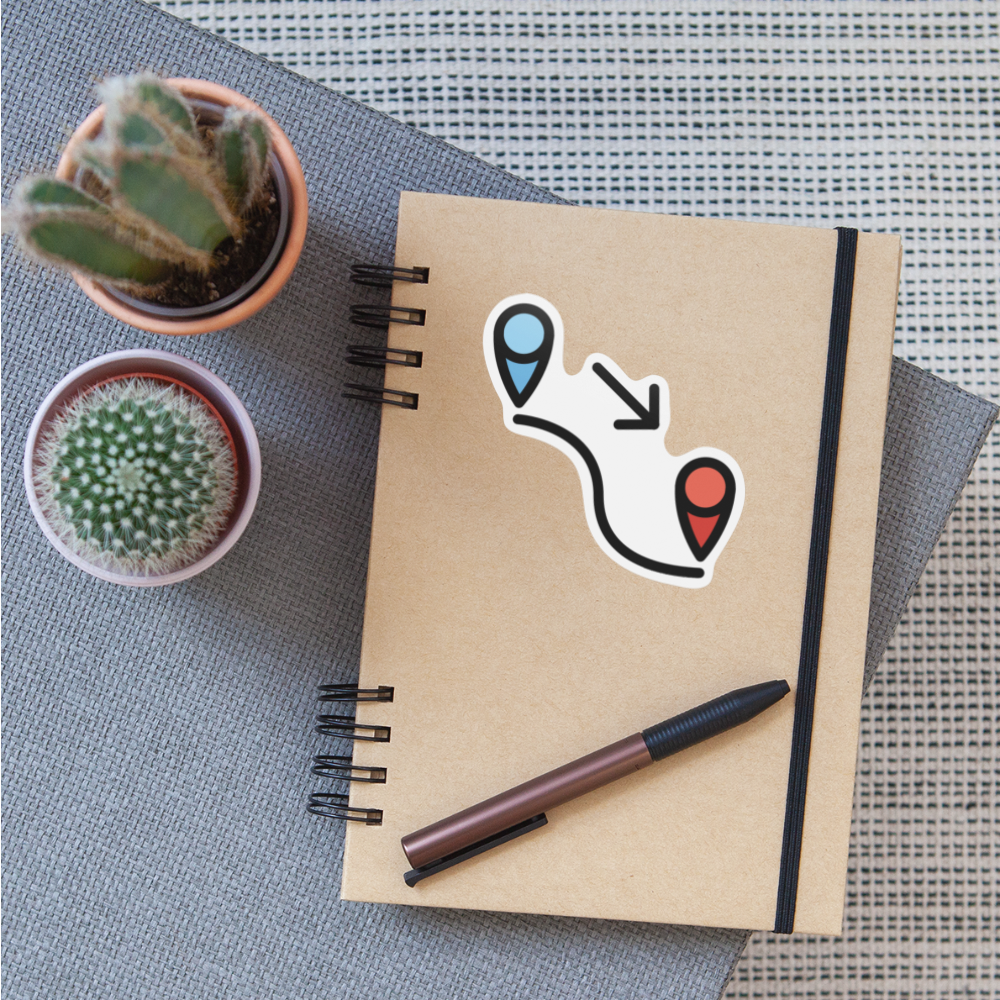 Locomotion Moji Sticker - Emoji.Express - white matte