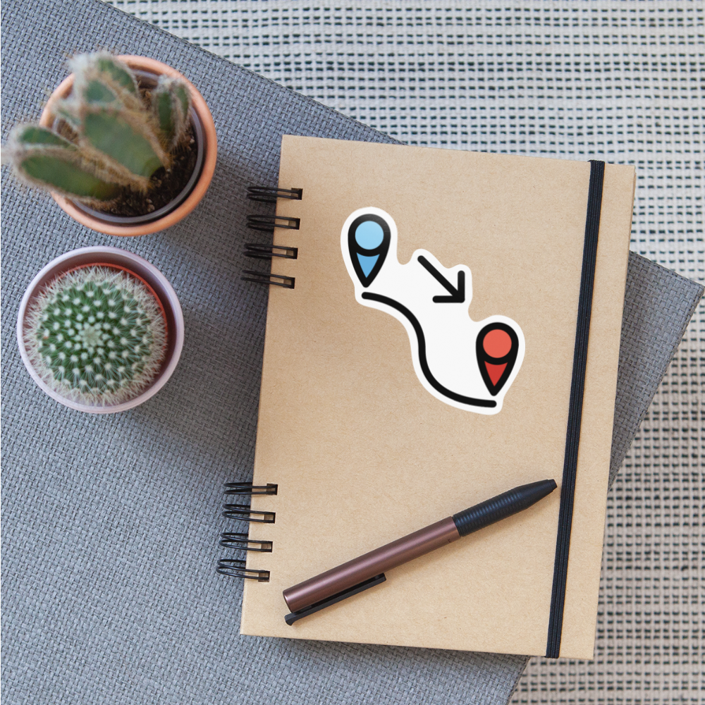Locomotion Moji Sticker - Emoji.Express - white glossy
