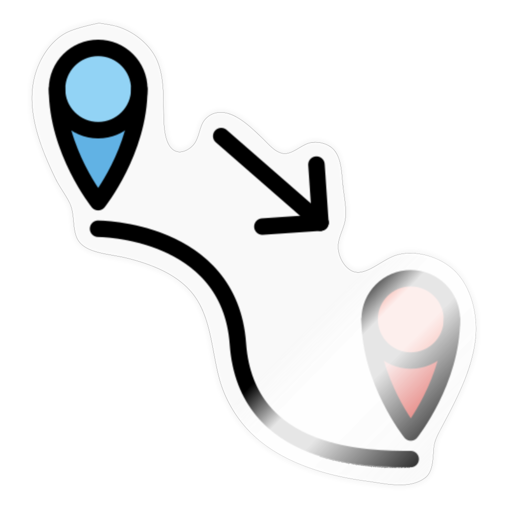 Locomotion Moji Sticker - Emoji.Express - transparent glossy