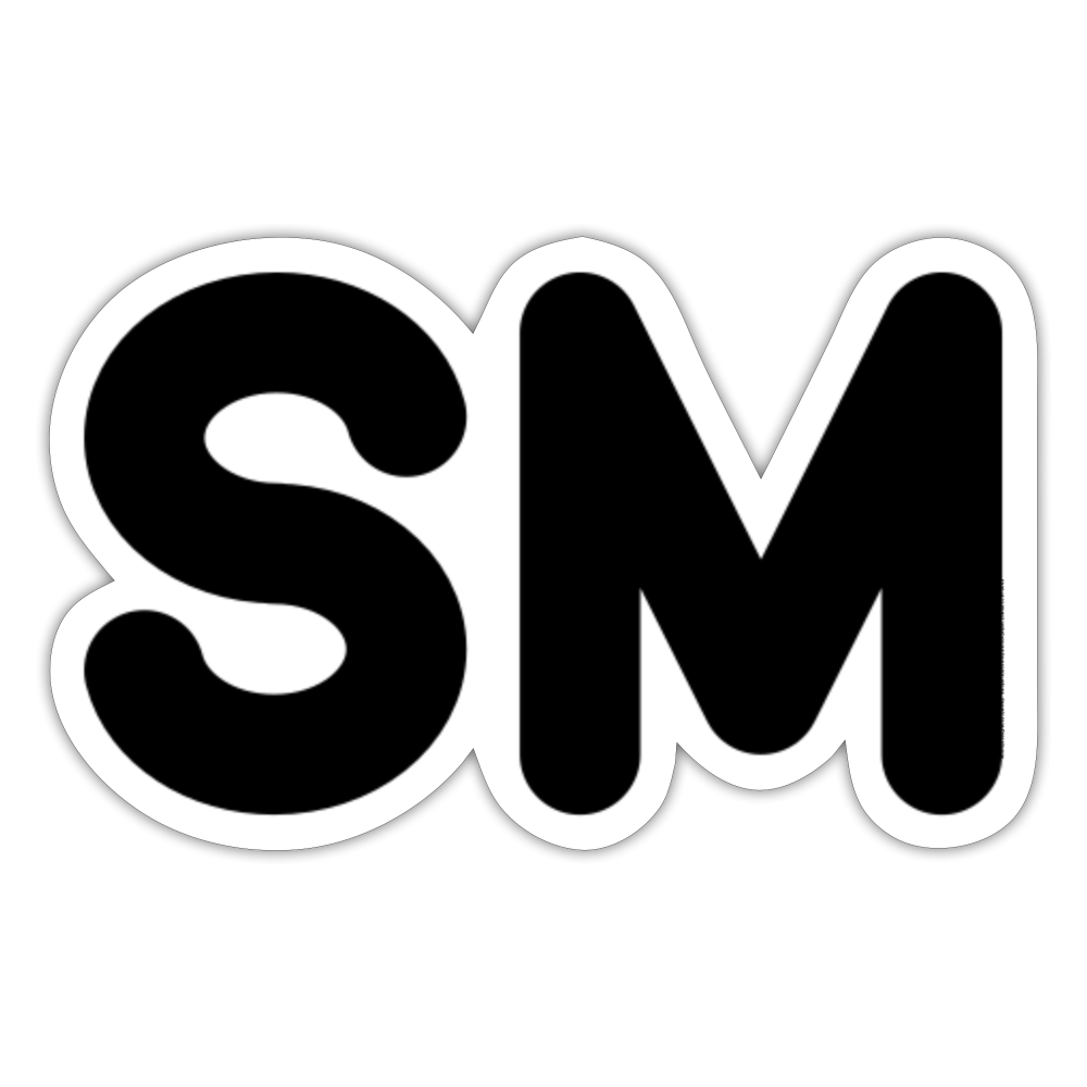 Service Mark Moji Sticker - Emoji.Express - white matte