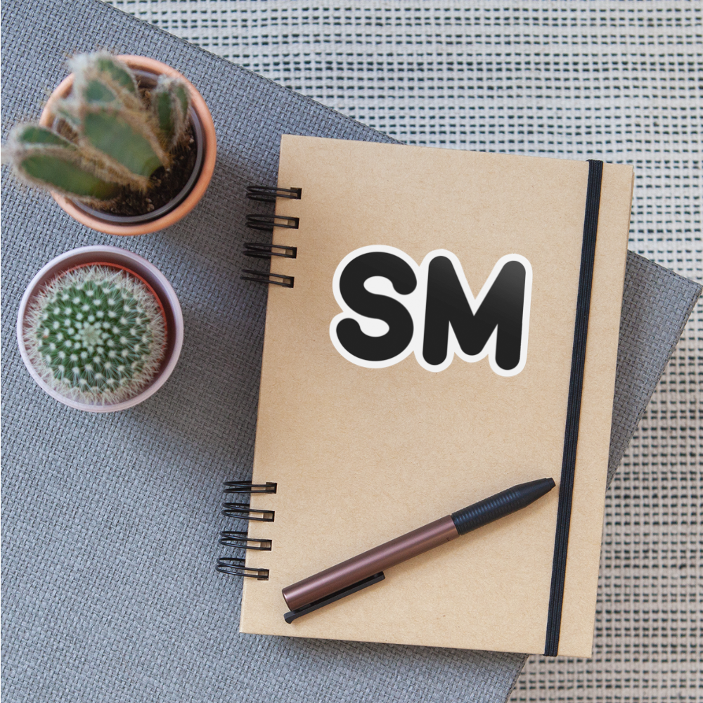 Service Mark Moji Sticker - Emoji.Express - white matte