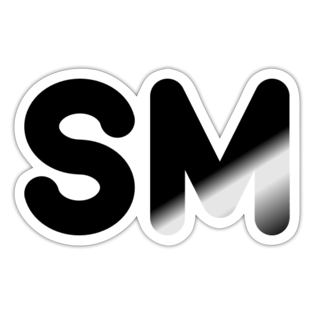 Service Mark Moji Sticker - Emoji.Express - white glossy