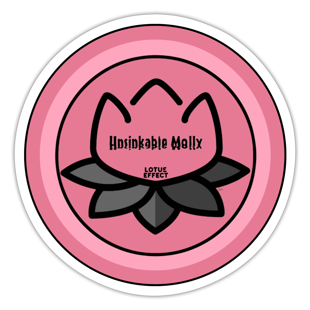Emoji Expression: The Lotus Effect - Unsinkable Molly Tattoo (color) Moji Sticker - Emoji.Express - white matte