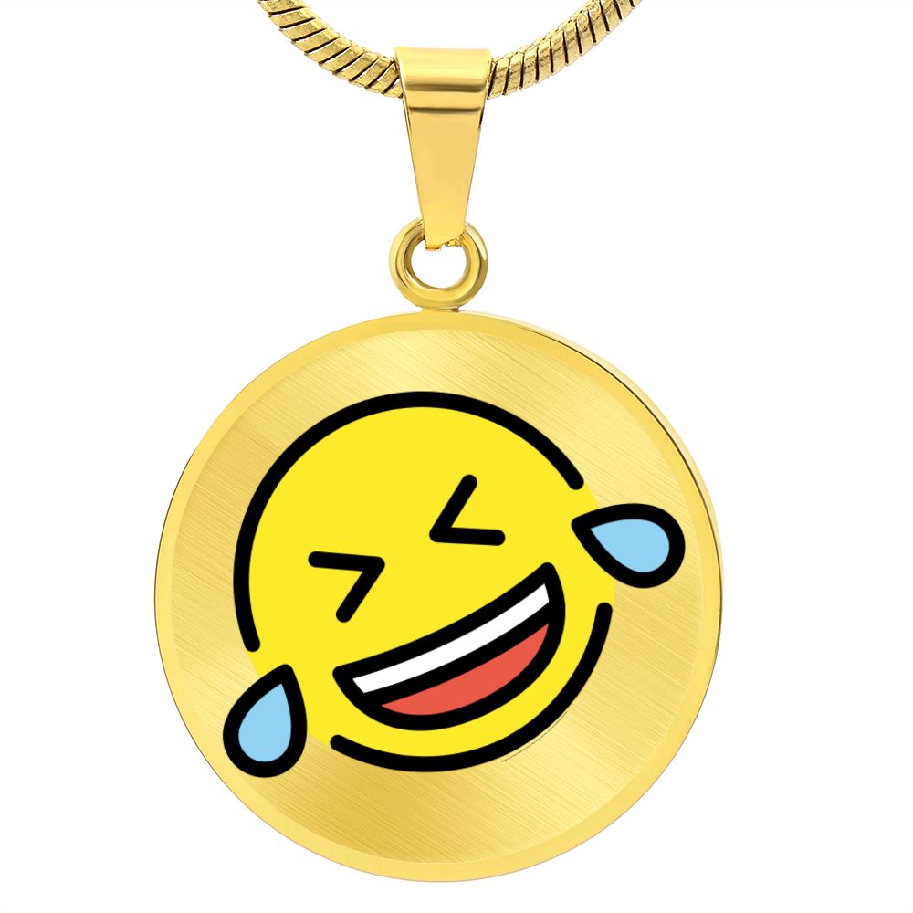 Rolling on Floor Gold Necklace