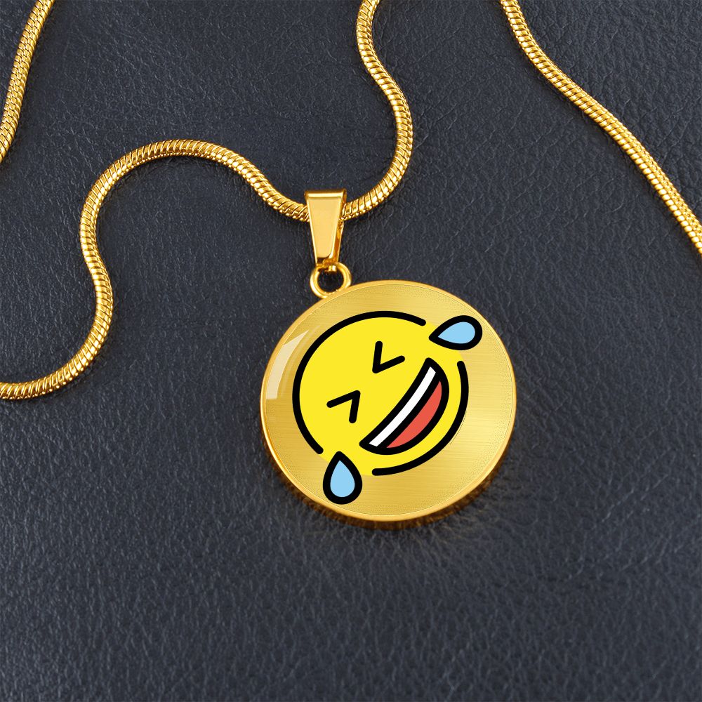 Rolling on Floor Gold Necklace