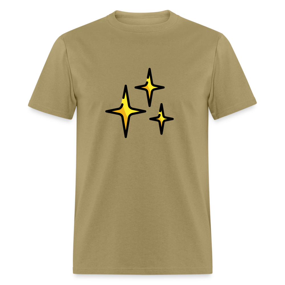 Sparkles Emoji Unisex Classic T-Shirt - Emoji.Express - khaki