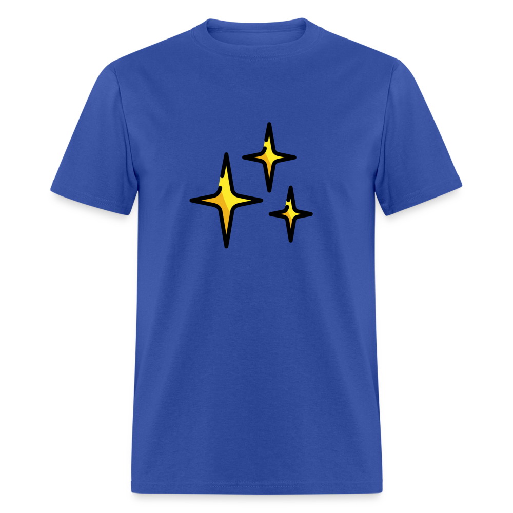 Sparkles Emoji Unisex Classic T-Shirt - Emoji.Express - royal blue