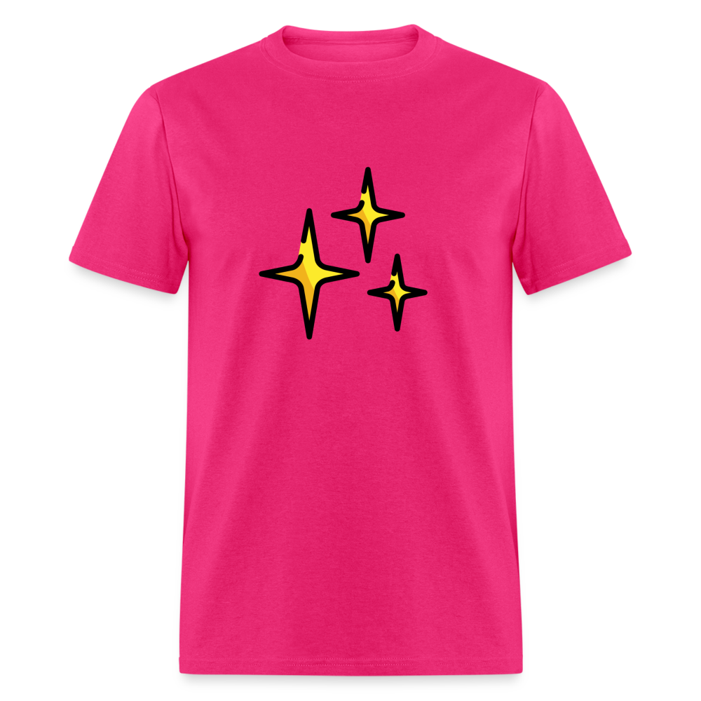 Sparkles Emoji Unisex Classic T-Shirt - Emoji.Express - fuchsia