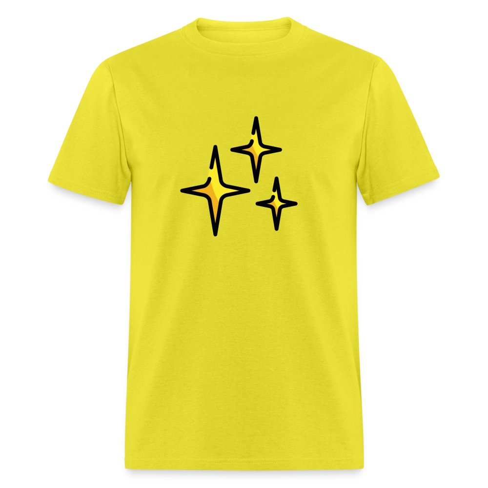 Sparkles Emoji Unisex Classic T-Shirt - Emoji.Express - yellow
