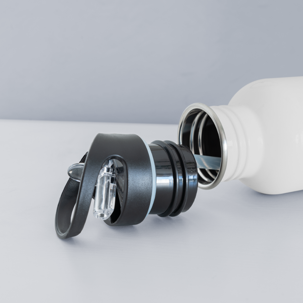 Tears of Joy Emoji Water Bottle - Emoji.Express - white