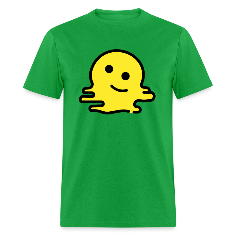 Melting Face Emoji Unisex Classic T-Shirt - Emoji.Express - bright green