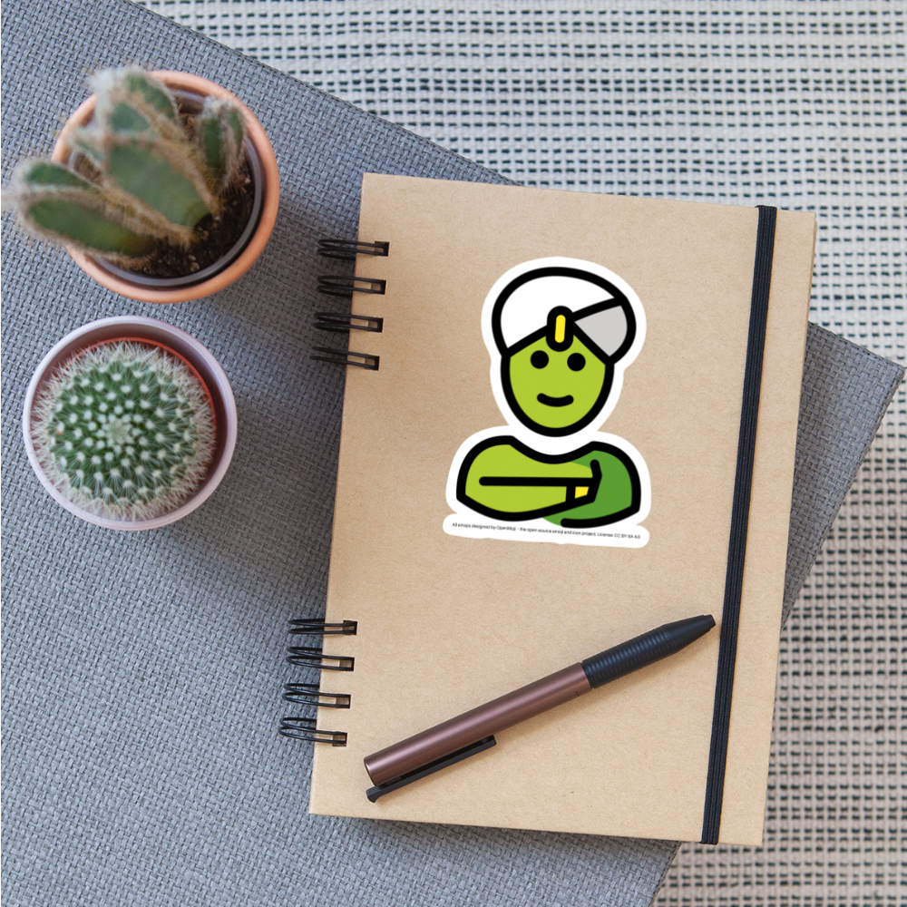 Genie Moji Sticker - Emoji.Express - white matte