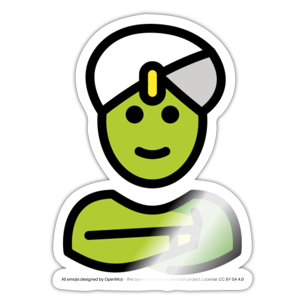 Genie Moji Sticker - Emoji.Express - white glossy