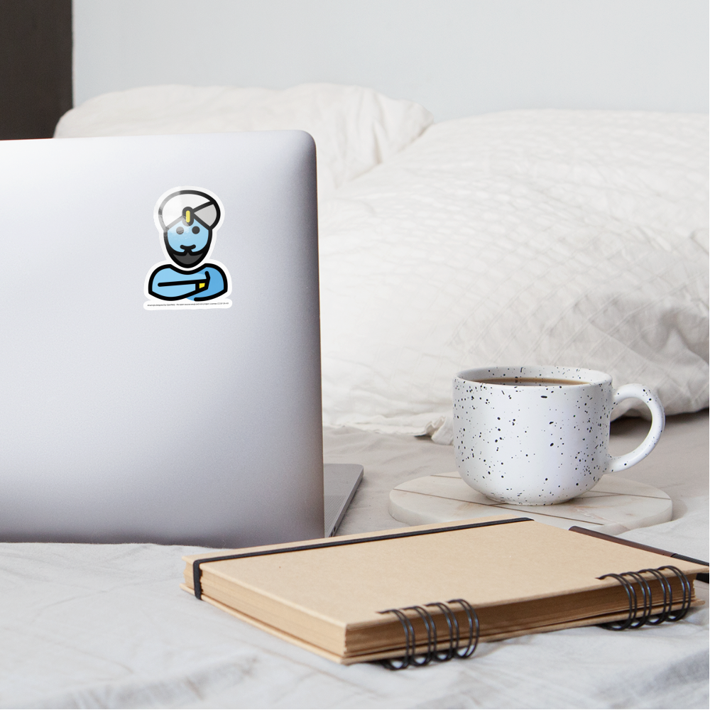 Man Genie Moji Sticker - Emoji.Express - white glossy