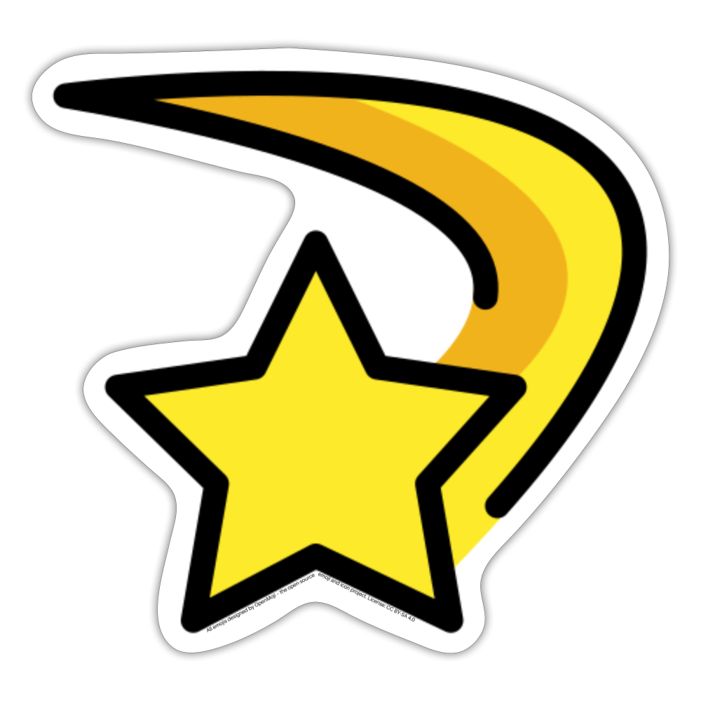 Dizzy Moji Sticker - Emjoi.Express - white matte
