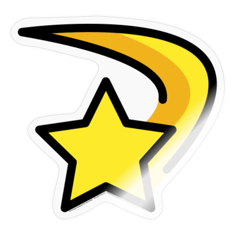 Dizzy Moji Sticker - Emjoi.Express - transparent glossy