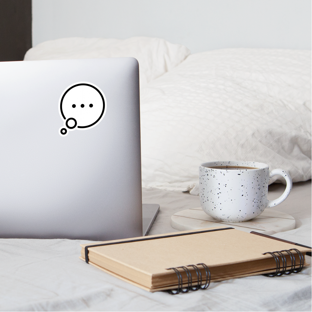 Speech Balloon Moji Sticker - Emoji.Express - white matte