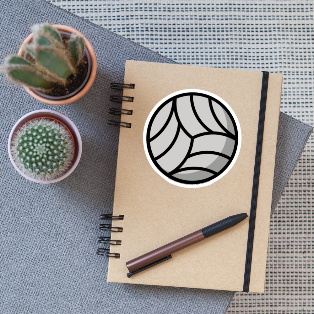 Soccer Ball Moji Sticker - Emoji.Express - white matte