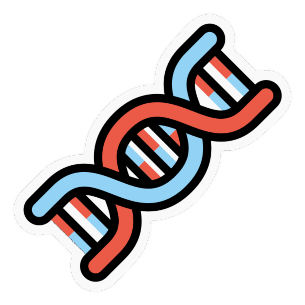 DNA Moji Sticker - Emoji.Express - transparent glossy