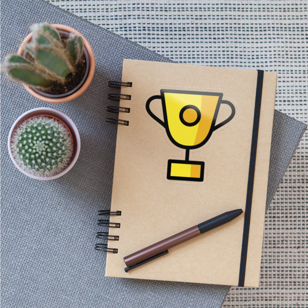 Trophy Moji Sticker - Emoji.Express - transparent glossy