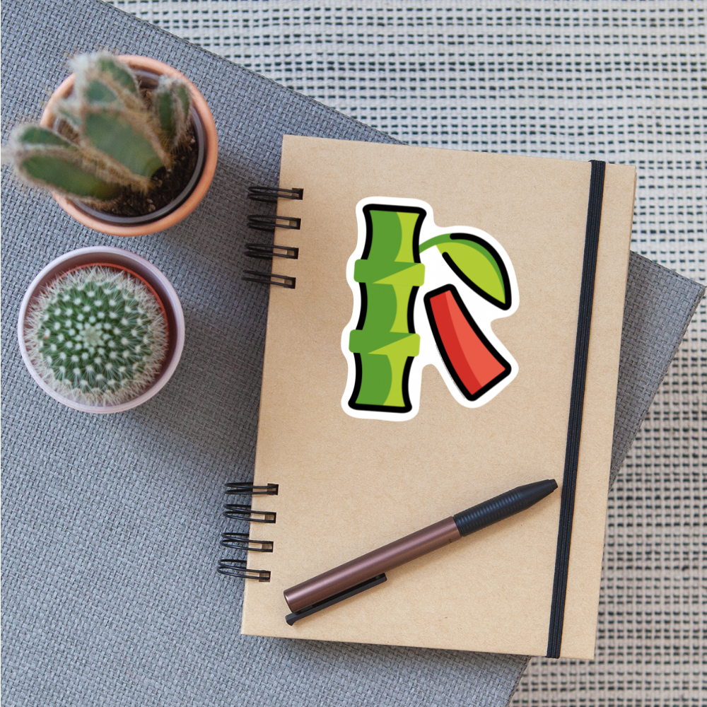Tanabata Tree Moji Sticker - Emoji.Express - white matte