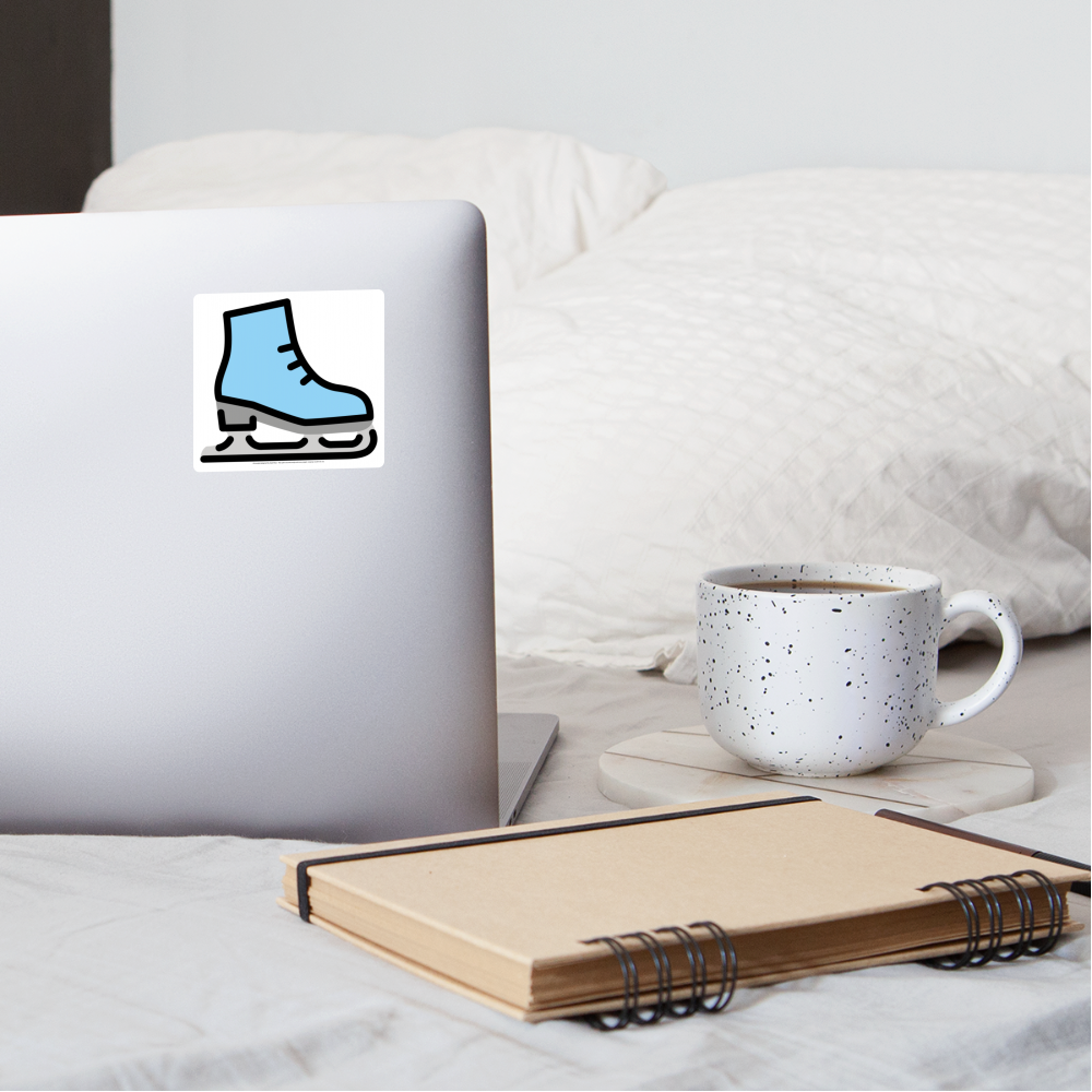Ice Skate Moji Sticker - Emoji.Express - white matte