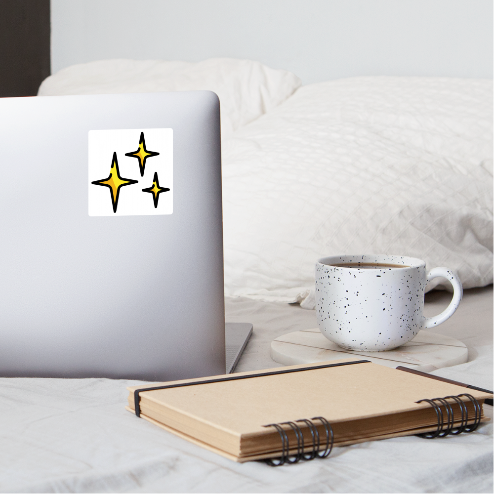 Sparkles Moji Sticker - Emoji.Express - white matte