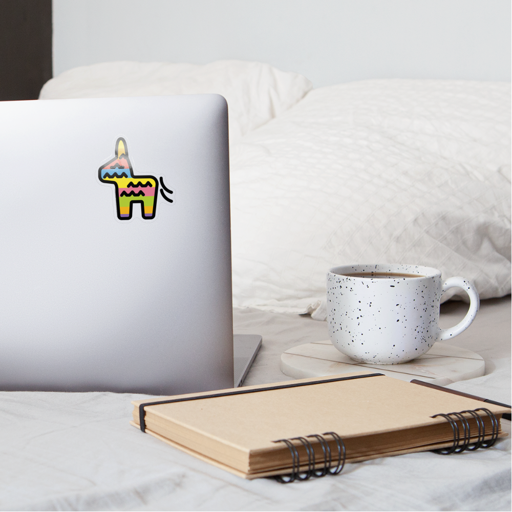 Piñata Moji Sticker - Emoji.Express - transparent glossy