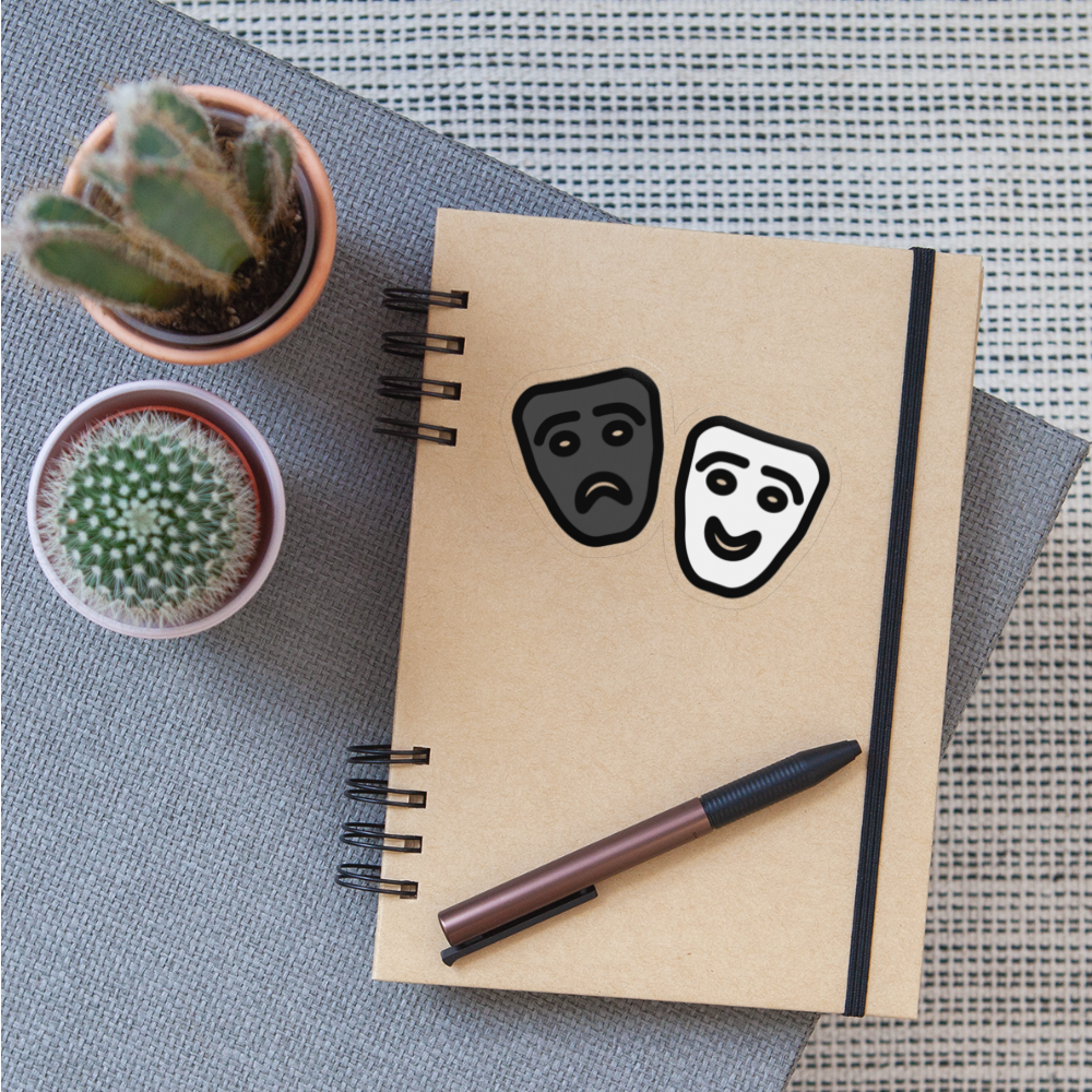 Performing Arts Moji Sticker - Emoji.Express - transparent glossy