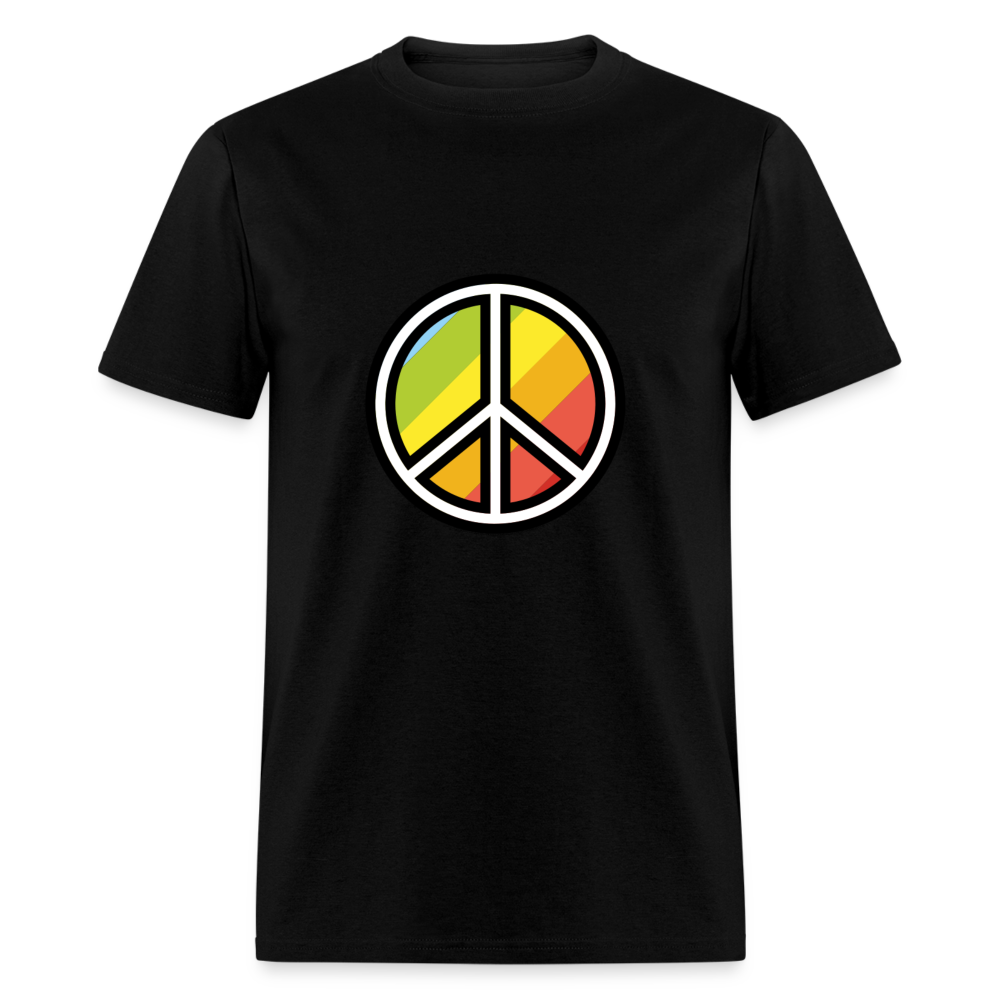Peace Symbol Moji Unisex Classic T-Shirt - Emoji.Express - black