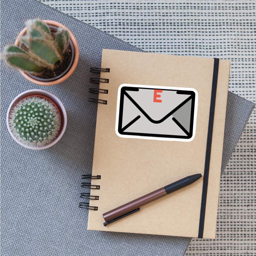 Email Moji Sticker - Emoji.Express - white matte