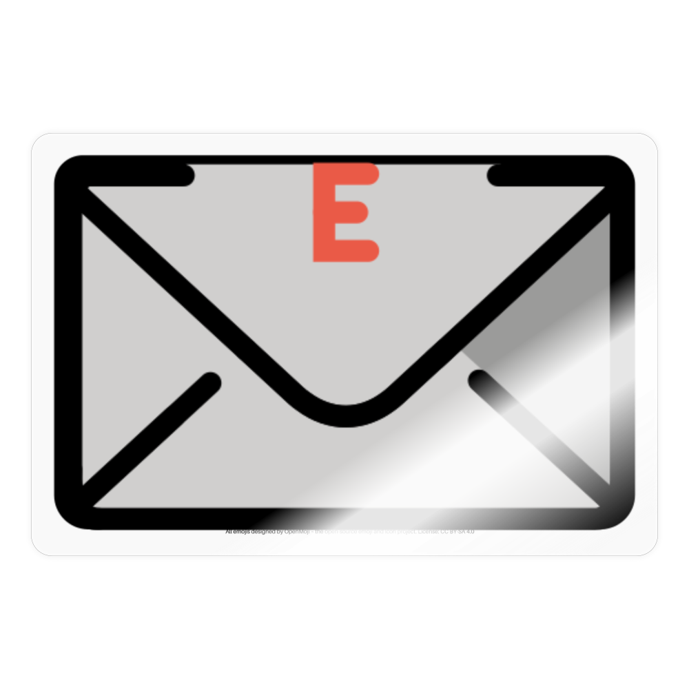 Email Moji Sticker - Emoji.Express - transparent glossy