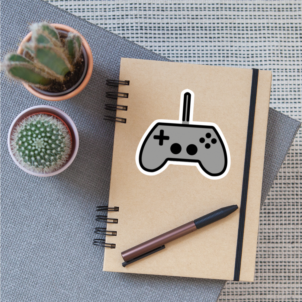 Video Game Moji Sticker - Emoji.Express - white matte