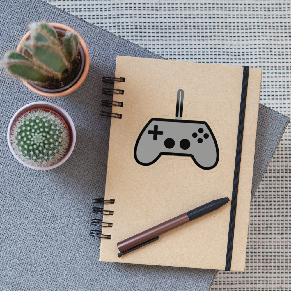 Video Game Moji Sticker - Emoji.Express - transparent glossy