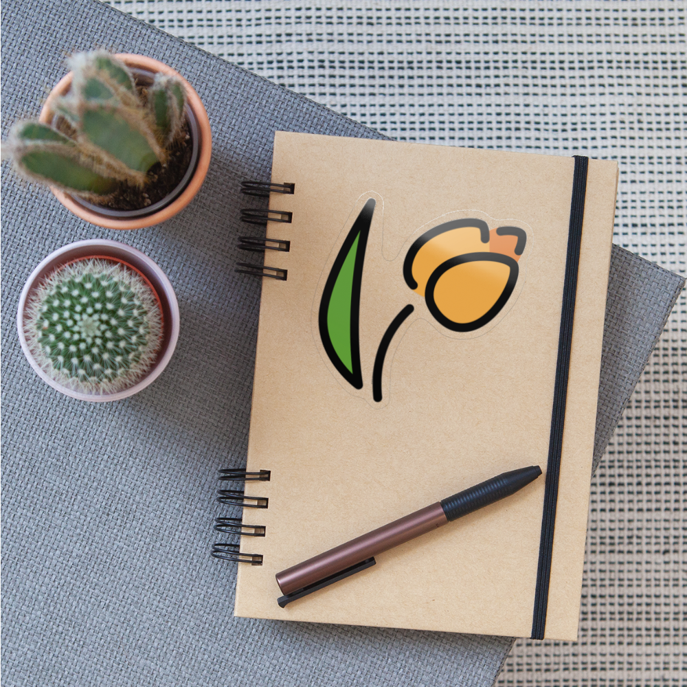 Tulip Moji Sticker - Emoji.Express - transparent glossy