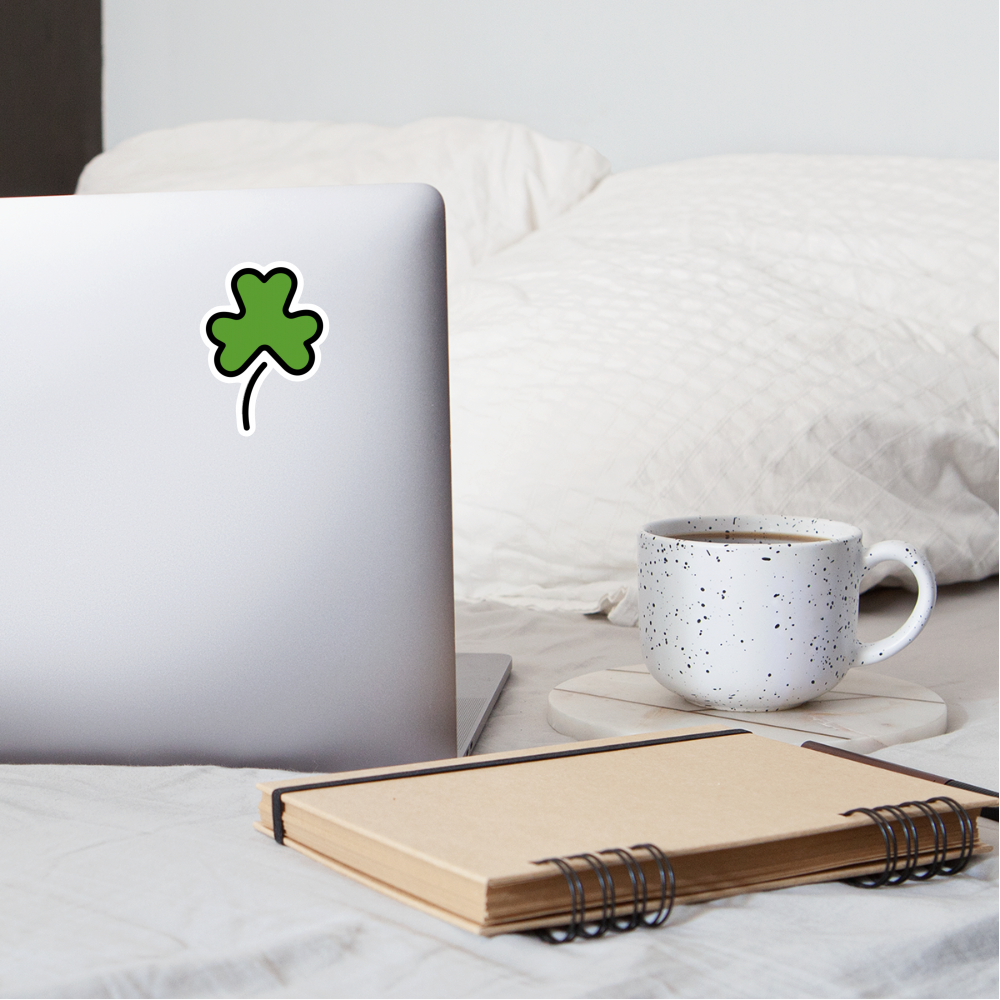 Shamrock Moji Sticker - Emoji.Express - white matte