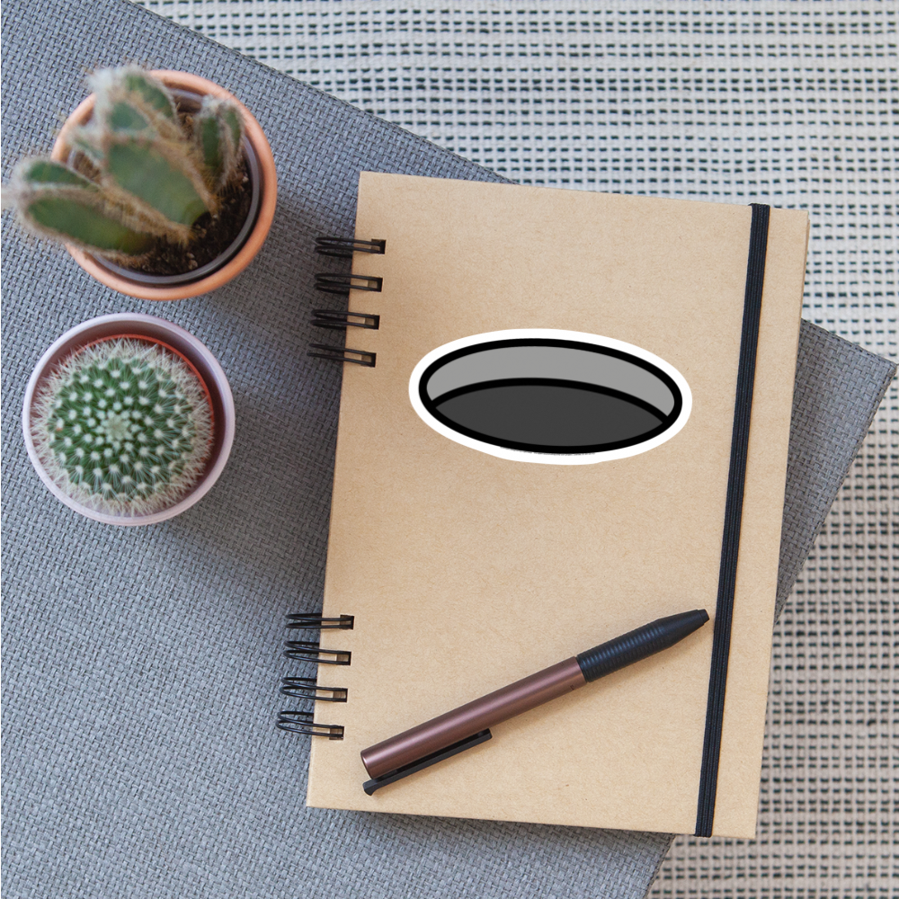 Hole Moji Sticker - Emoji.Express - white matte
