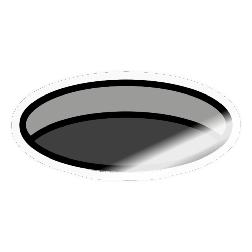 Hole Moji Sticker - Emoji.Express - transparent glossy
