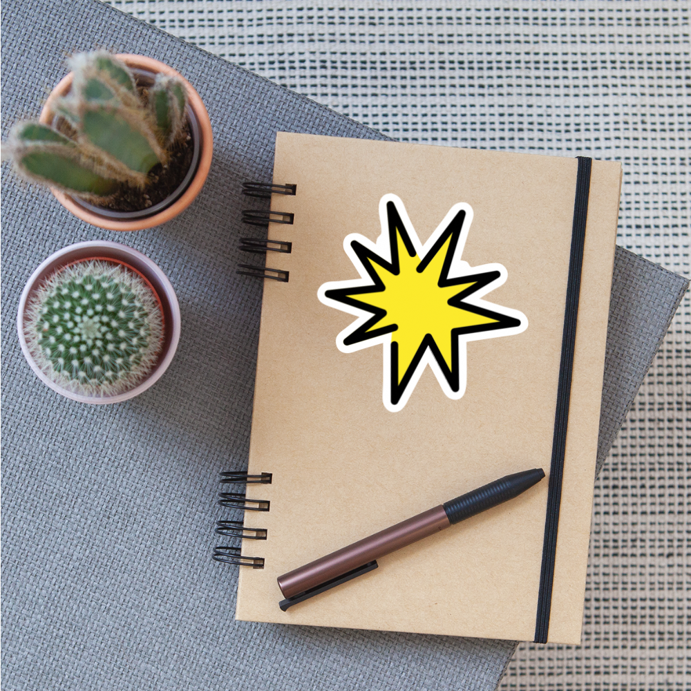 Collision Moji Sticker - Emoji.Express - white matte