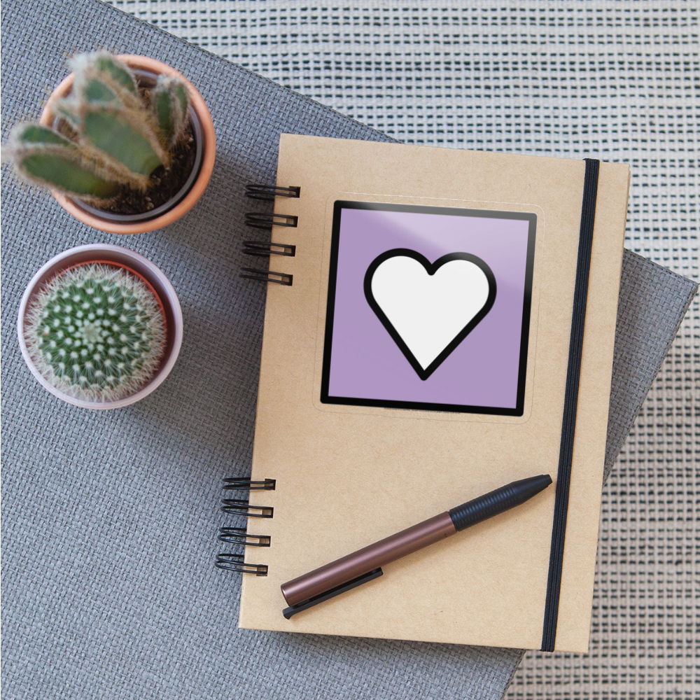 Heart Decoration Moji Sticker - Emoji.Express - transparent glossy