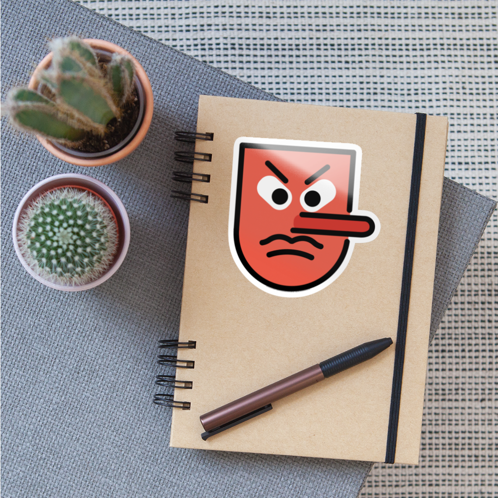 Goblin Moji Sticker - Emoji.Express - white glossy