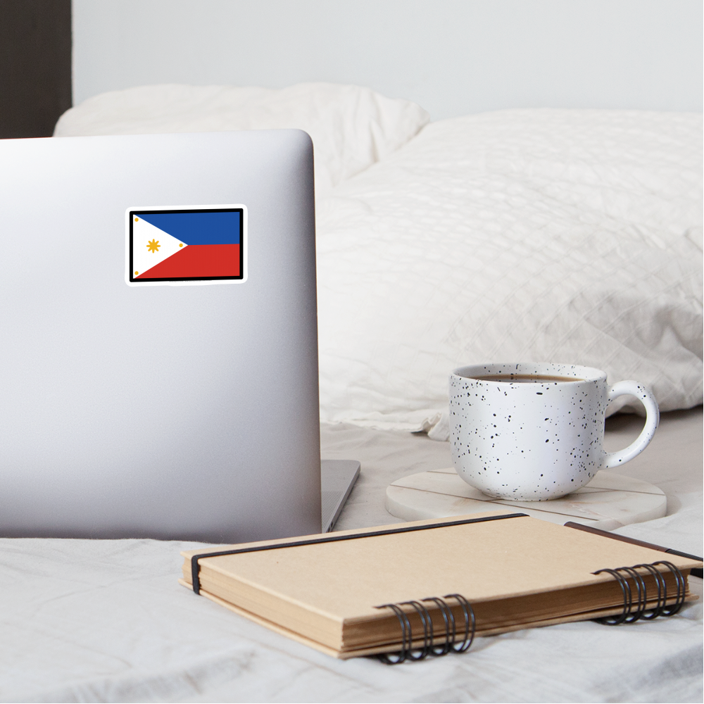 Flag: Philippines Moji Sticker - Emoji.Express - white matte