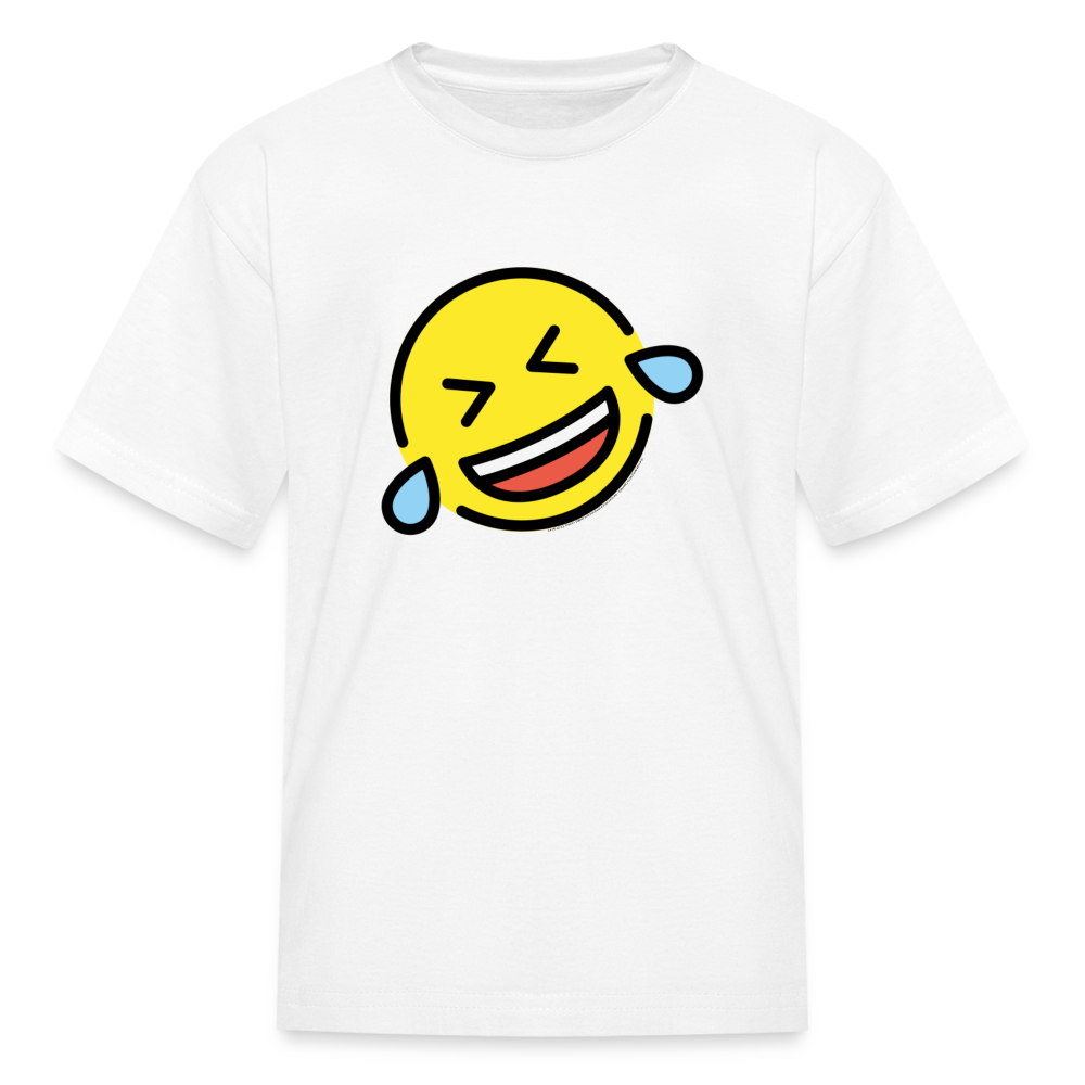 ROFL Moji Kids' T-Shirt - Emoji.Express - white