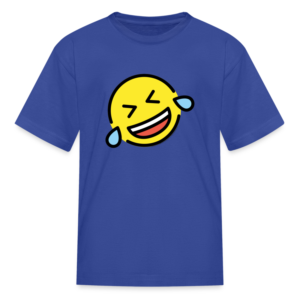ROFL Moji Kids' T-Shirt - Emoji.Express - royal blue