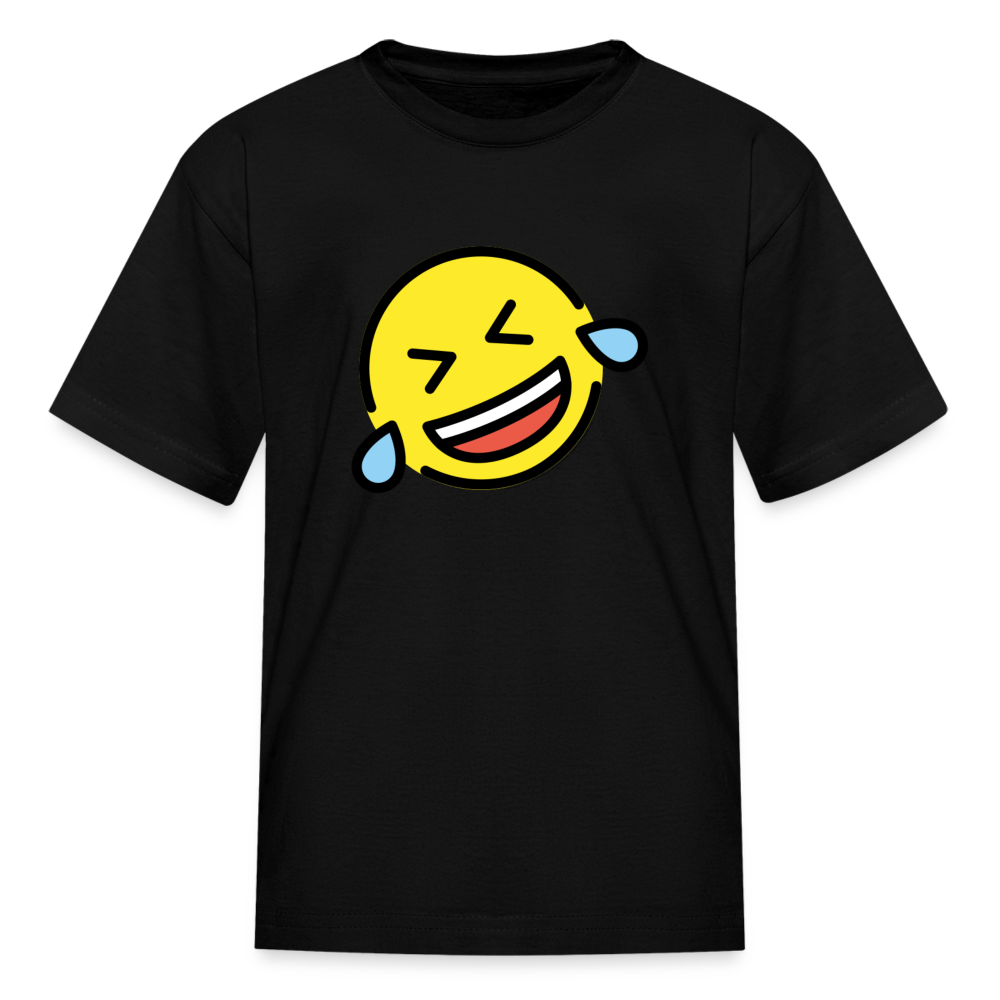 ROFL Moji Kids' T-Shirt - Emoji.Express - black